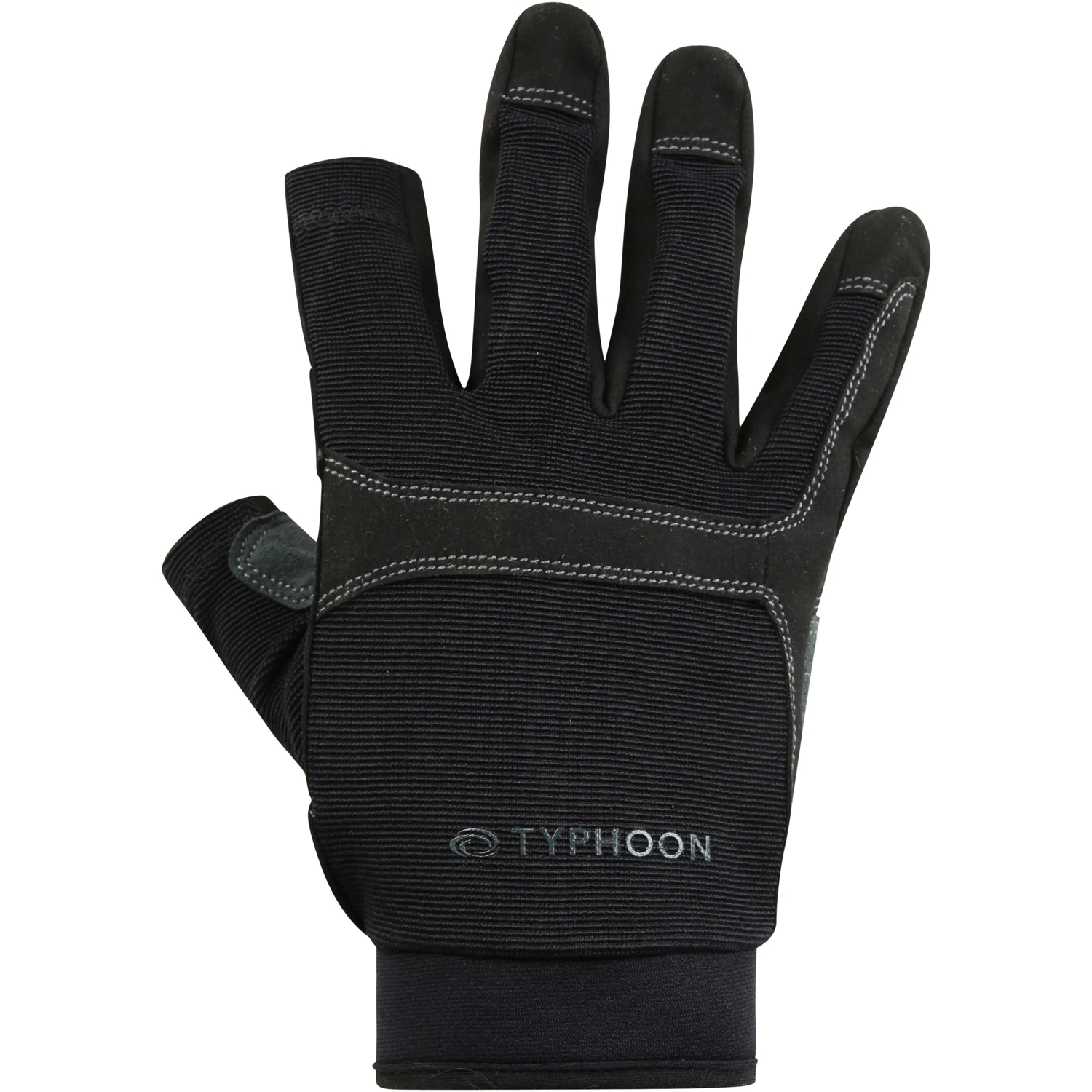 Typhoon Junior Colwyn Full Finger Sailing Gloves - Black 6 Typhoon Junior Colwyn Full Finger Sailing Gloves - Black - Image 4
