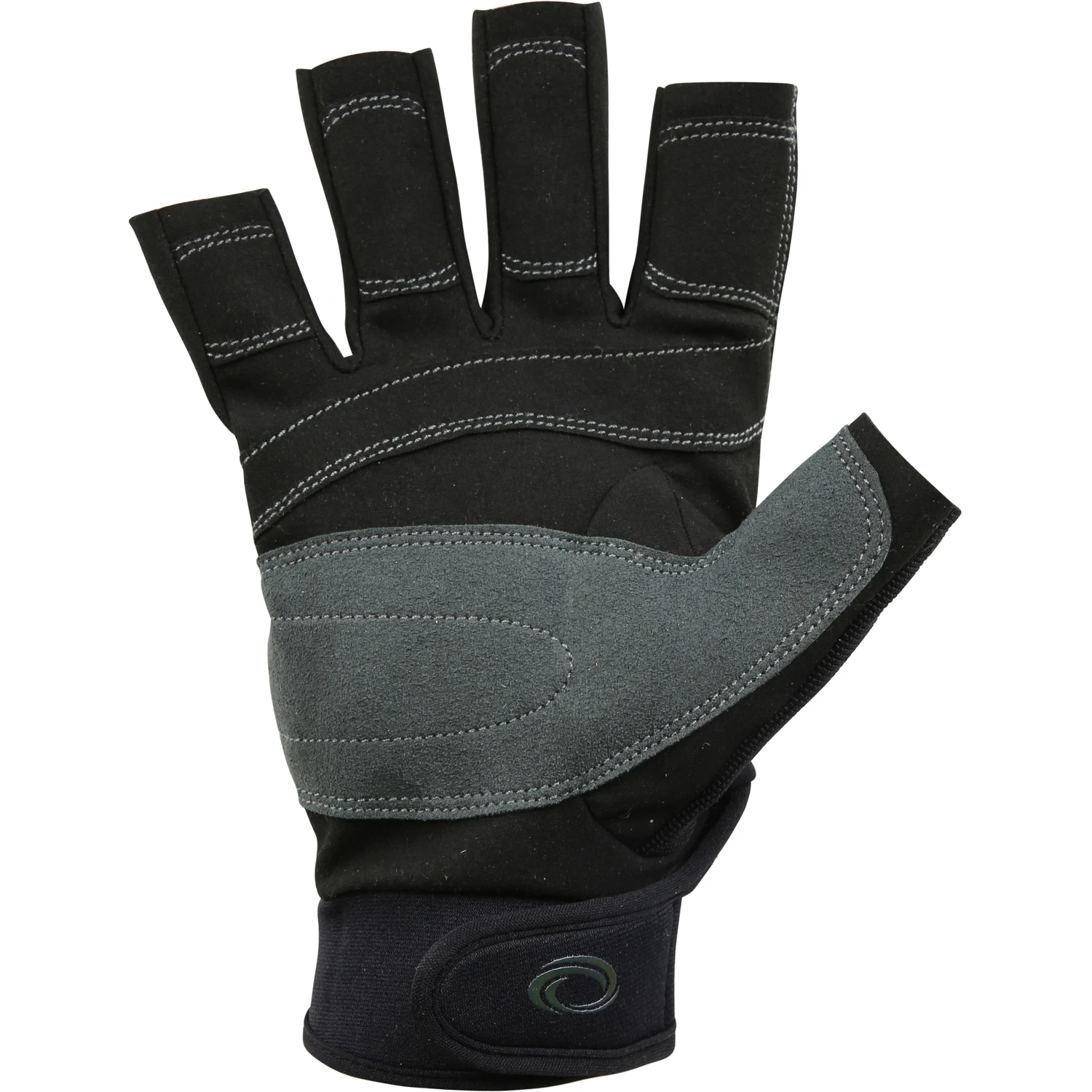 Typhoon Colwyn Half Finger Sailing Gloves - Black 4 Typhoon Colwyn Half Finger Sailing Gloves - Black - Image 2