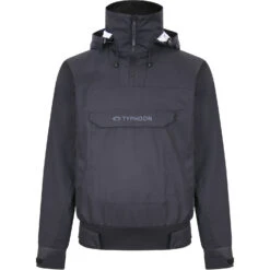 Typhoon Renvyle Hooded Smock / Spray Top - Black 10 Typhoon Renvyle Hooded Smock / Spray Top - Black -Optimal Water Sports 2022 Typhoon Renvyle Hooded Spray Top 430361 4