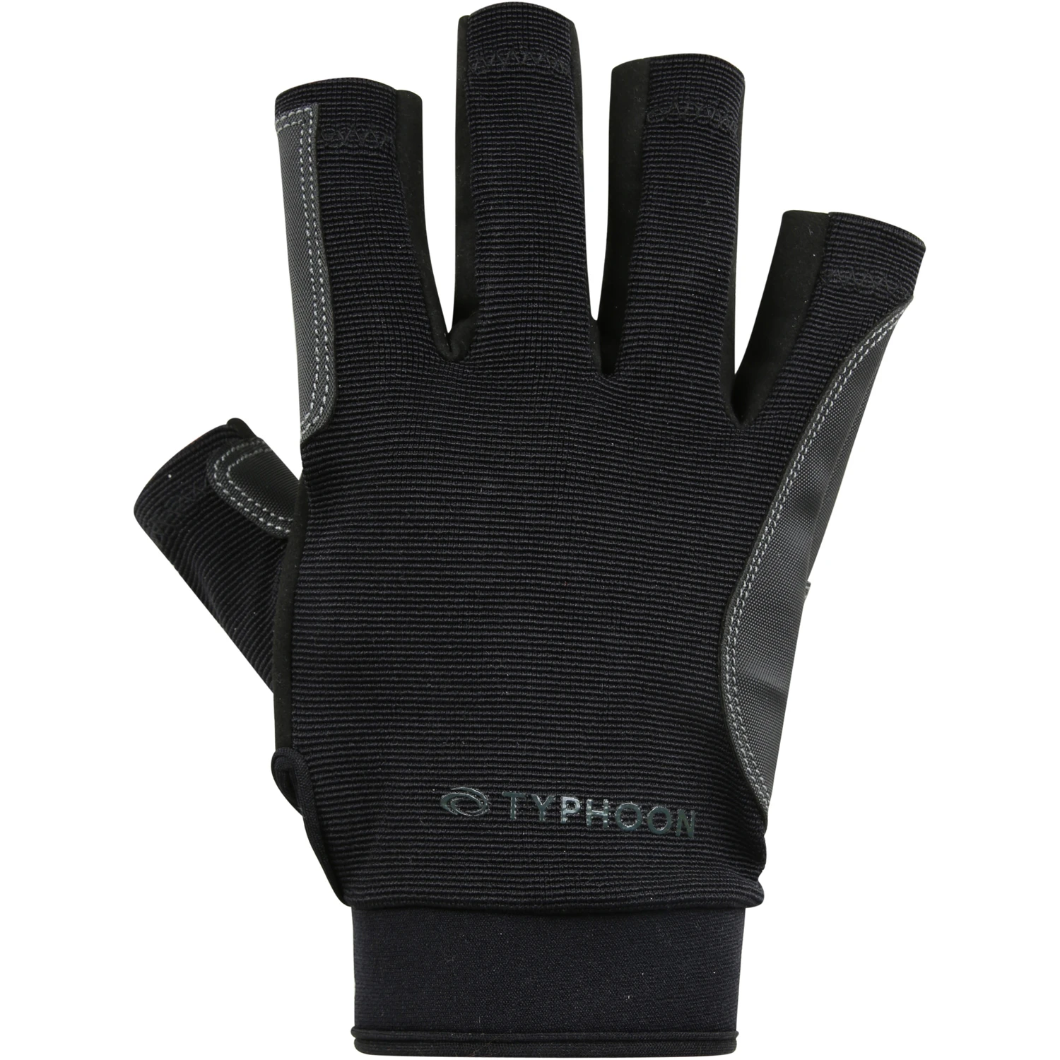 Typhoon Raceline 2.0 Half Finger Sailing Gloves - Black 6 Typhoon Raceline 2.0 Half Finger Sailing Gloves - Black - Image 4