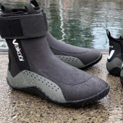 Vaikobi Junior Speed Grip High Cut Dinghy Wetsuit Boots - Black 10 Vaikobi Junior Speed Grip High Cut Dinghy Wetsuit Boots - Black -Optimal Water Sports 2022 Vaikobi Hi Cut Wetsuit Dinghy Boots 3