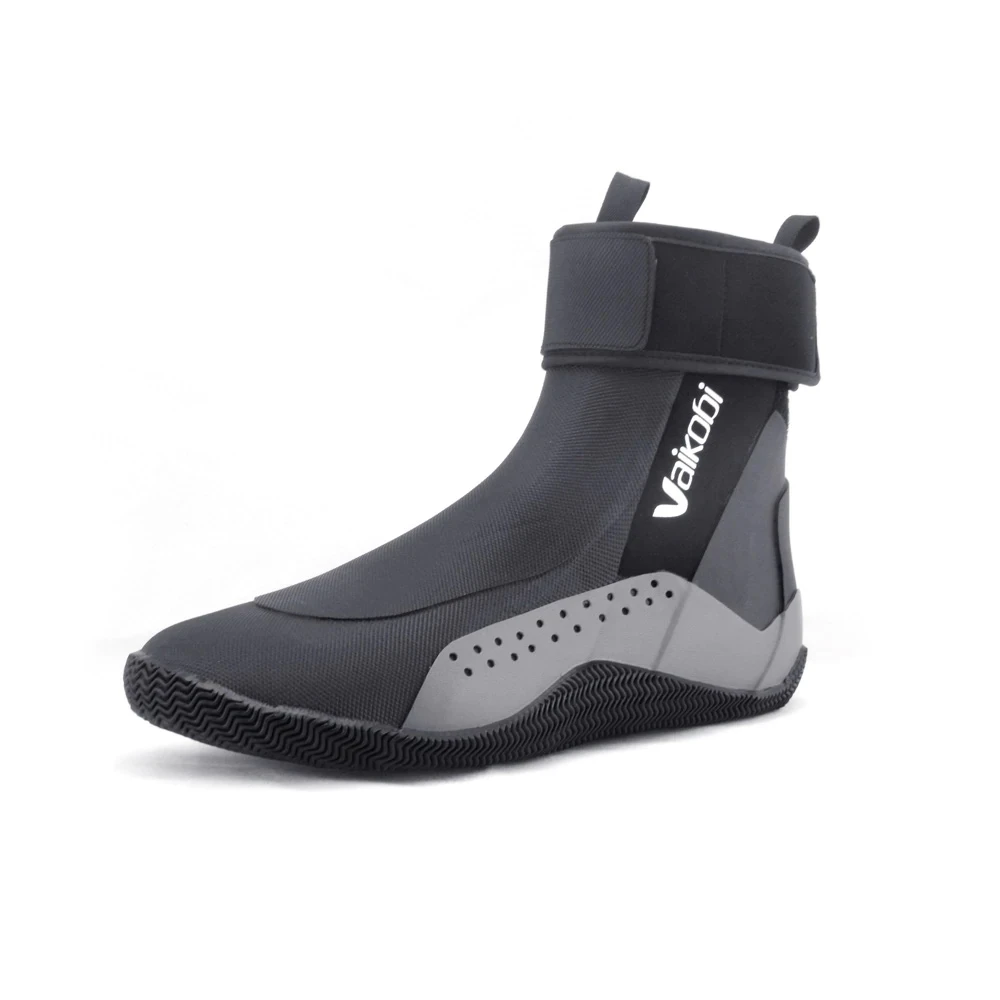 Vaikobi Junior Speed Grip High Cut Dinghy Wetsuit Boots - Black 3 Vaikobi Junior Speed Grip High Cut Dinghy Wetsuit Boots - Black