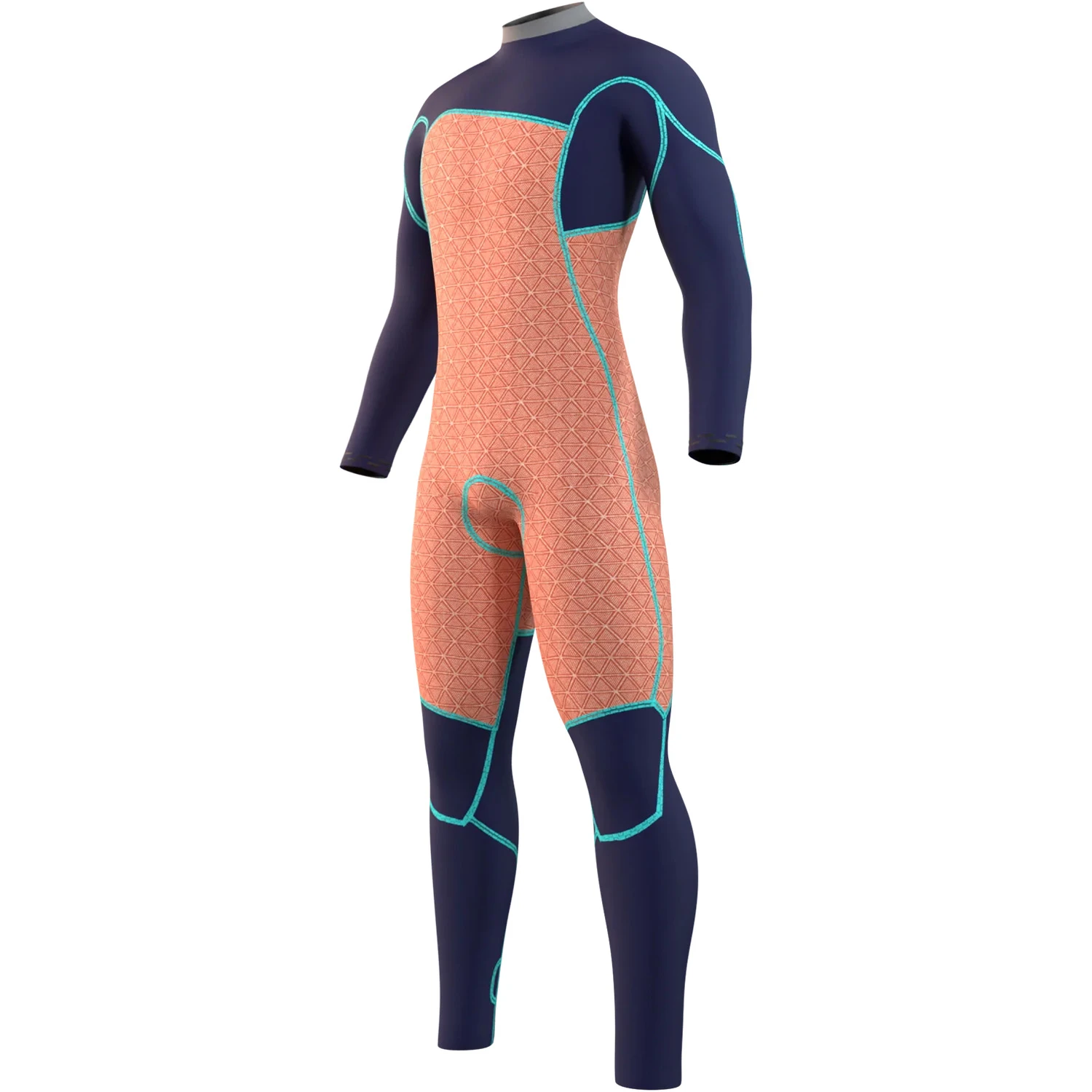 Mystic MAJESTIC 4/3 GBS Front Zip Wetsuit - Navy 5 Mystic MAJESTIC 4/3 GBS Front Zip Wetsuit - Navy - Image 3
