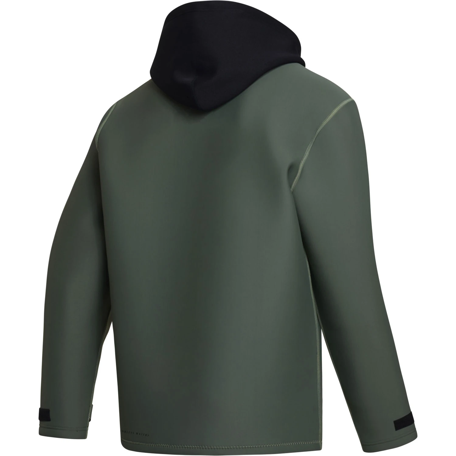 Mystic Manic Hoodie 2mm Neoprene Hoody - Dark Olive 230345 4 Mystic Manic Hoodie 2mm Neoprene Hoody - Dark Olive 230345 - Image 2