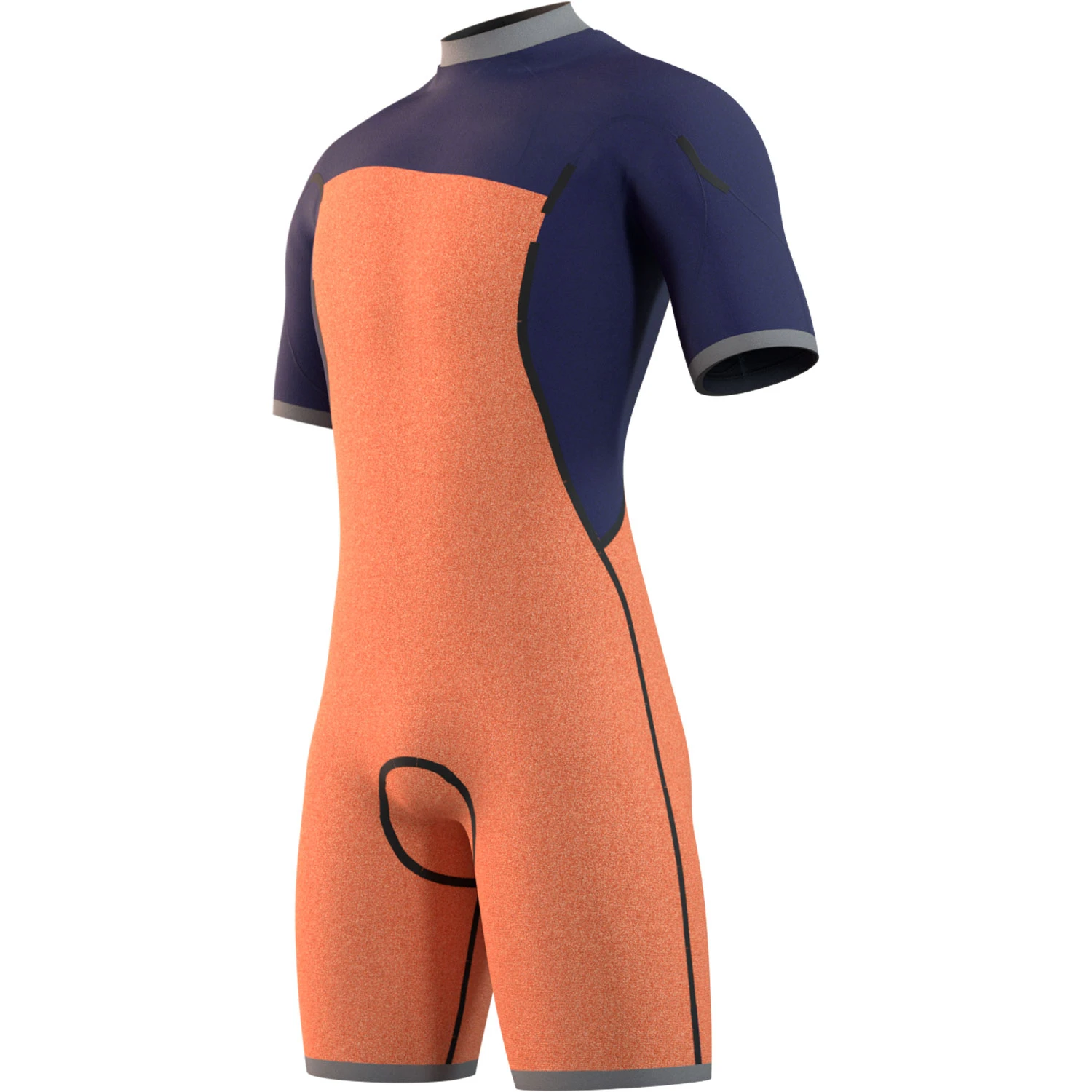 Mystic Marshall 3/2mm Shorty Wetsuit - Light Grey 5 Mystic Marshall 3/2mm Shorty Wetsuit - Light Grey - Image 3