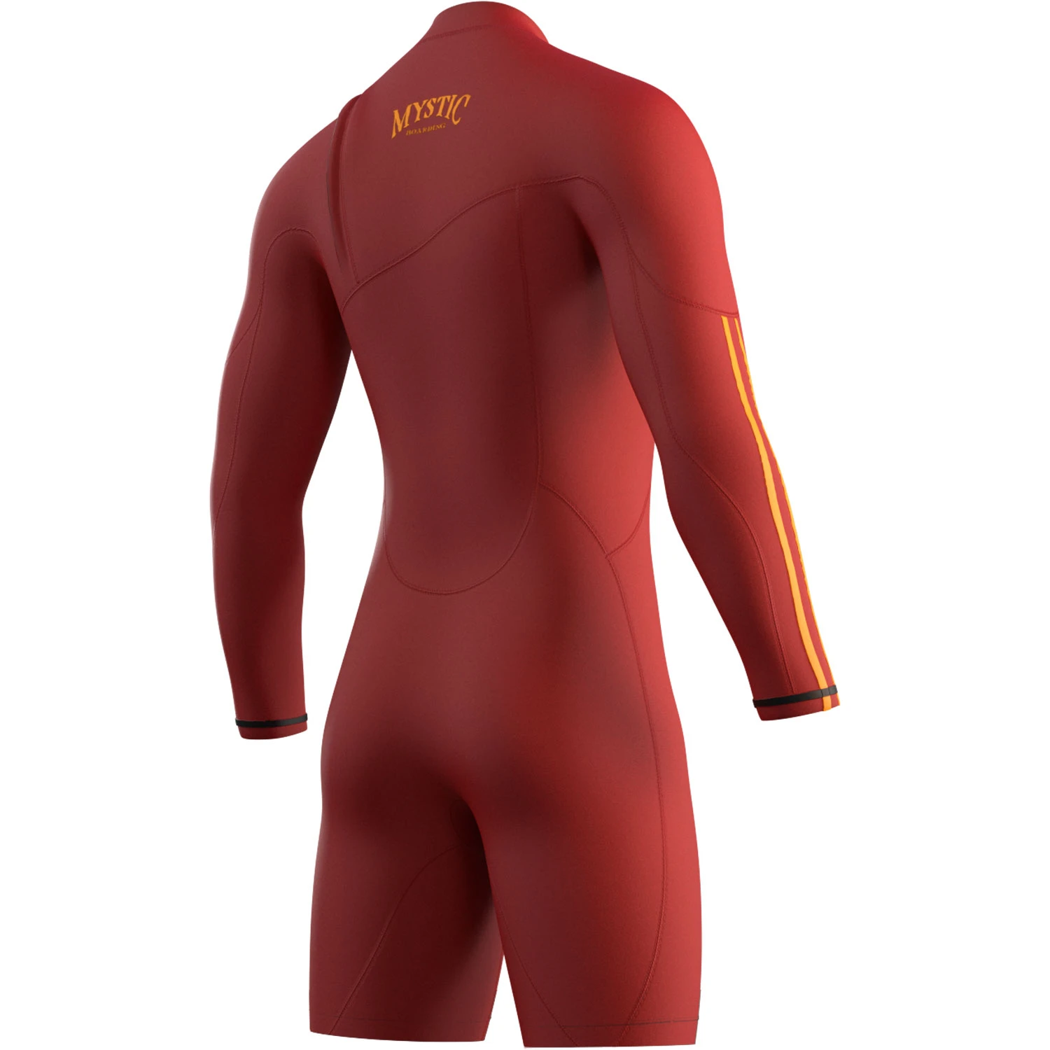 Mystic THE ONE 3/2mm Zip-Free Long Arm Shorty Wetsuit - Red 4 Mystic THE ONE 3/2mm Zip-Free Long Arm Shorty Wetsuit - Red - Image 2