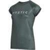 Mystic Womens Star Short Sleeve Rashvest - Dark Olive