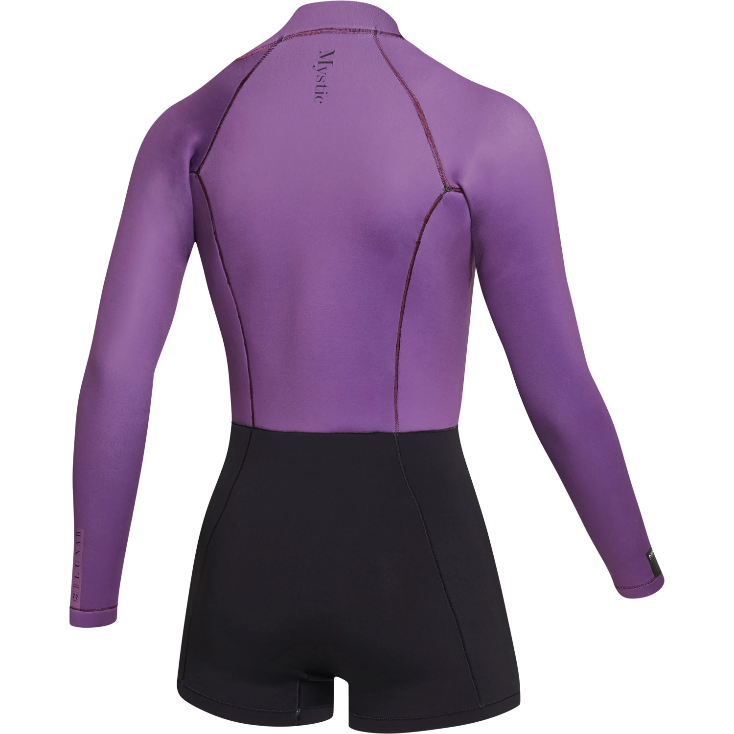 Mystic Womens Lunar 2/2mm Front-Zip Longarm Shorty Wetsuit - Sunset 4 Mystic Womens Lunar 2/2mm Front-Zip Longarm Shorty Wetsuit - Sunset - Image 2