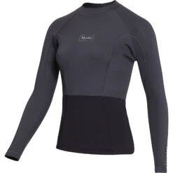 Mystic Womens Lunar 2mm Long Sleeve Neoprene Vest - Dark Grey