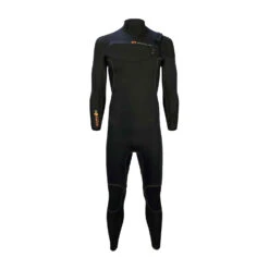 Sola Inferno 5/4mm GBS Chest Zip Wetsuit - Black
