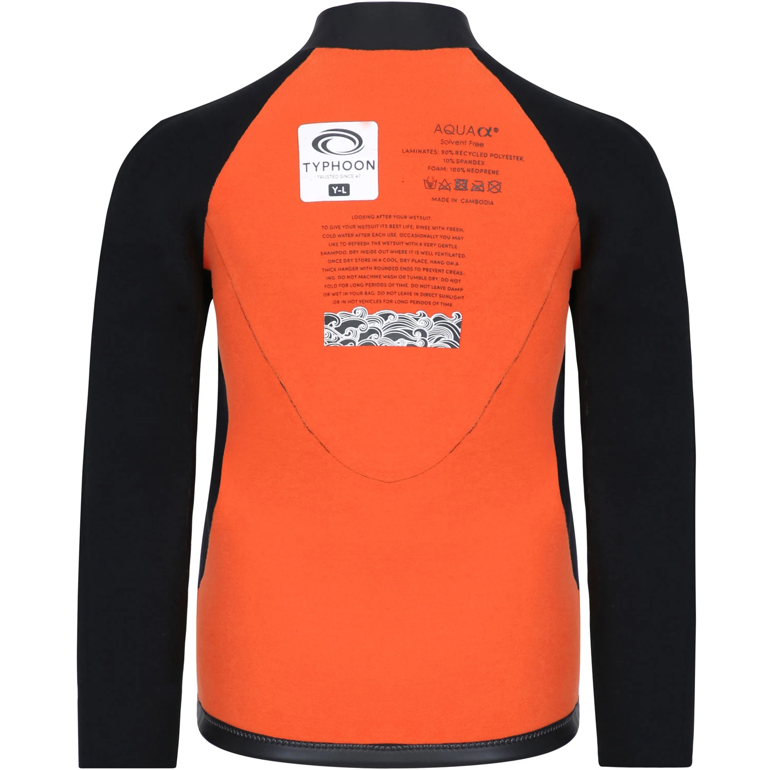 Typhoon Junior Caliso3 Wetsuit Top - Black 7 Typhoon Junior Caliso3 Wetsuit Top - Black - Image 5