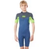 Rip Curl Junior Dawn Patrol 3/2mm Shorty Wetsuit - Blue Grey WSP8BJ -Optimal Water Sports 80111 WSP8EJ 0131 3