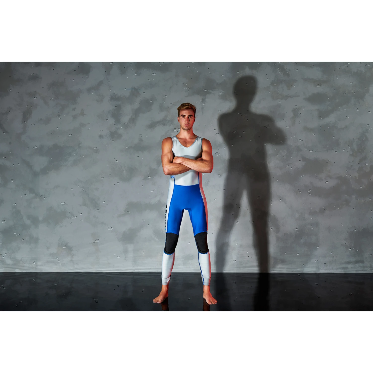 Musto Sunblock Dynamic Long John Rash Guard - Light Grey/Sky Diver 9 Musto Sunblock Dynamic Long John Rash Guard - Light Grey/Sky Diver - Image 7