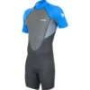 Alder Impact 3/2mm Backzip Shorty Wetsuit - Royal Blue -Optimal Water Sports Alder Mens Impact Shorty Royal Blue