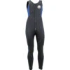 Alder Quatro 3/2mm Front Zip Long John Wetsuit - Black/Blue -Optimal Water Sports Alder Quatro Front Zip Longjohn Wetsuit 1