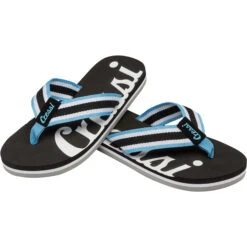 Cressi Portofino Flip Flops - Black/Light Blue