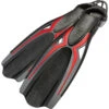 Cressi Thor EBS Scuba Dive Fins - Black/Red -Optimal Water Sports Cressi Thor Diving Fins Black Red 1
