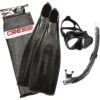 Cressi Pro Star Mask Snorkel & Set - Black -Optimal Water Sports Cressi Pro Star Bag