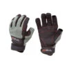 Gul Summer Three Finger Sailing Gloves - Black/Charcoal -Optimal Water Sports GL1241