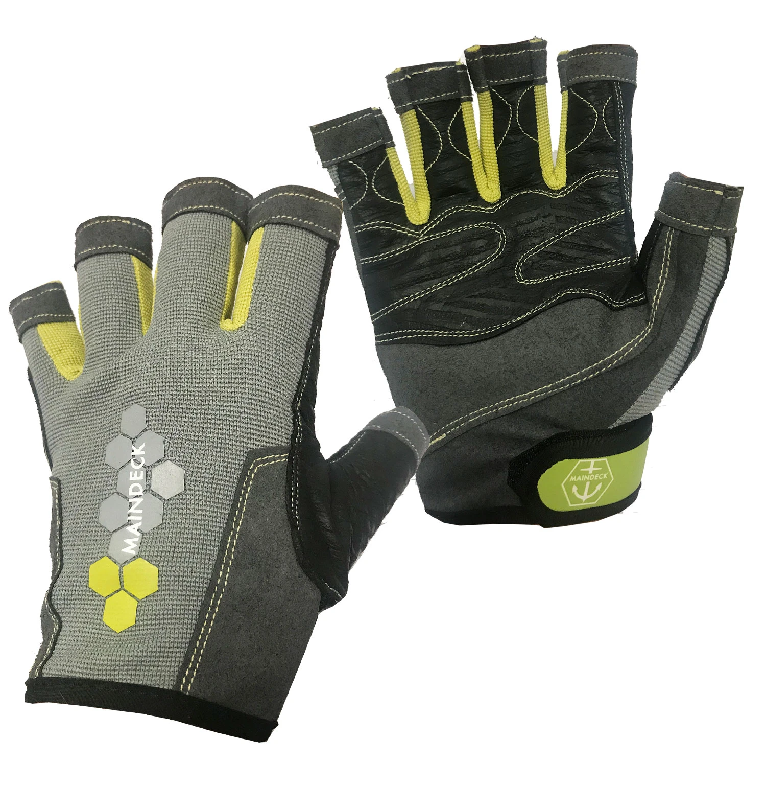 Maindeck Elite Short Finger Sailing Gloves 3 Maindeck Elite Short Finger Sailing Gloves