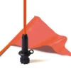 Railblaza Kayak Flag Whip & Pennant - Black Base -Optimal Water Sports Railblaza Flag Whip Pennant Black 890 02401011 1