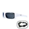 Triggernaut Transmission Watersports Sunglasses - White Shark / Grey -Optimal Water Sports Triggernaut Transmission Watersports Sunglasses White Shark Grey