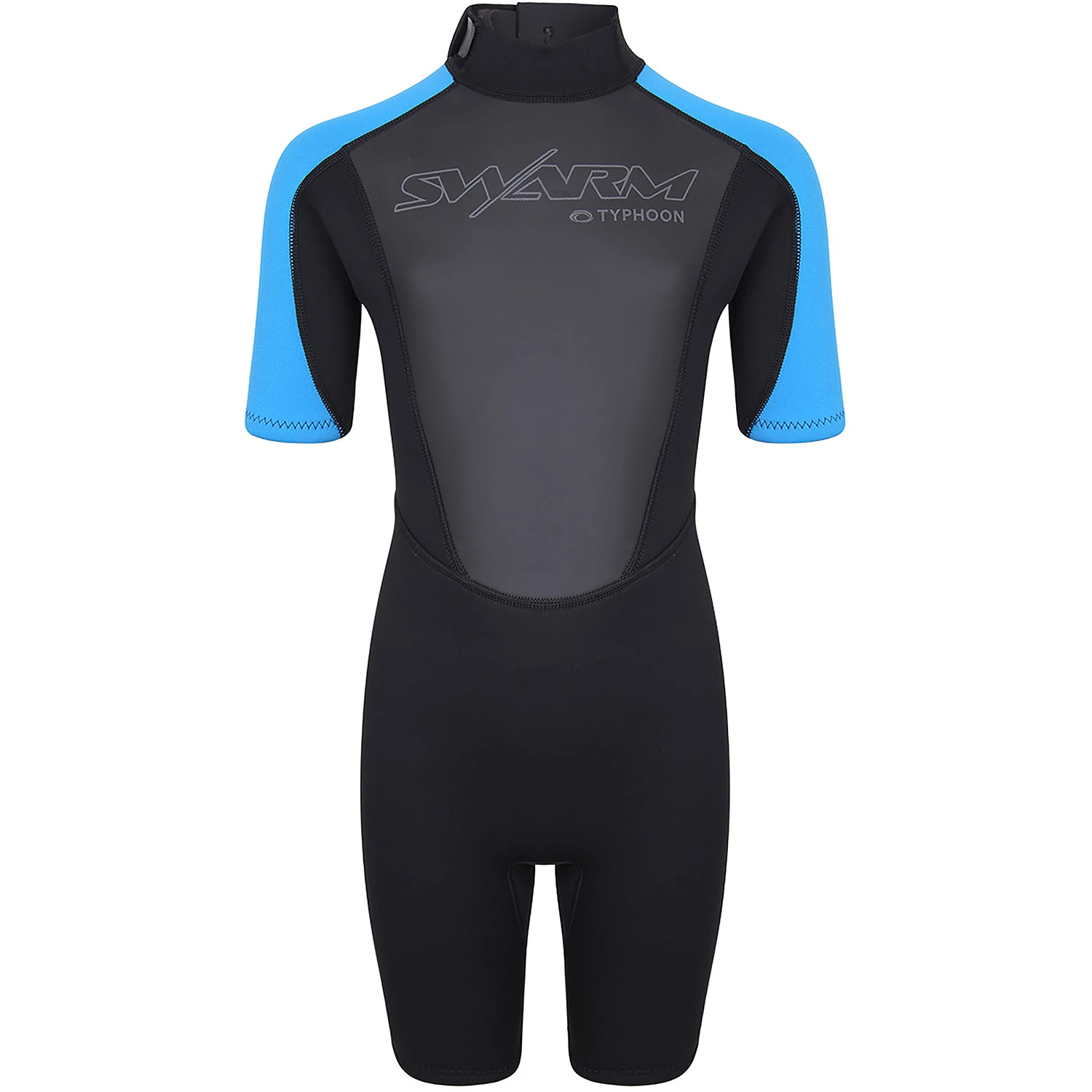Typhoon Swarm3 Boys 3/2mm Shorty Wetsuit - Black/Blue 3 Typhoon Swarm3 Boys 3/2mm Shorty Wetsuit - Black/Blue