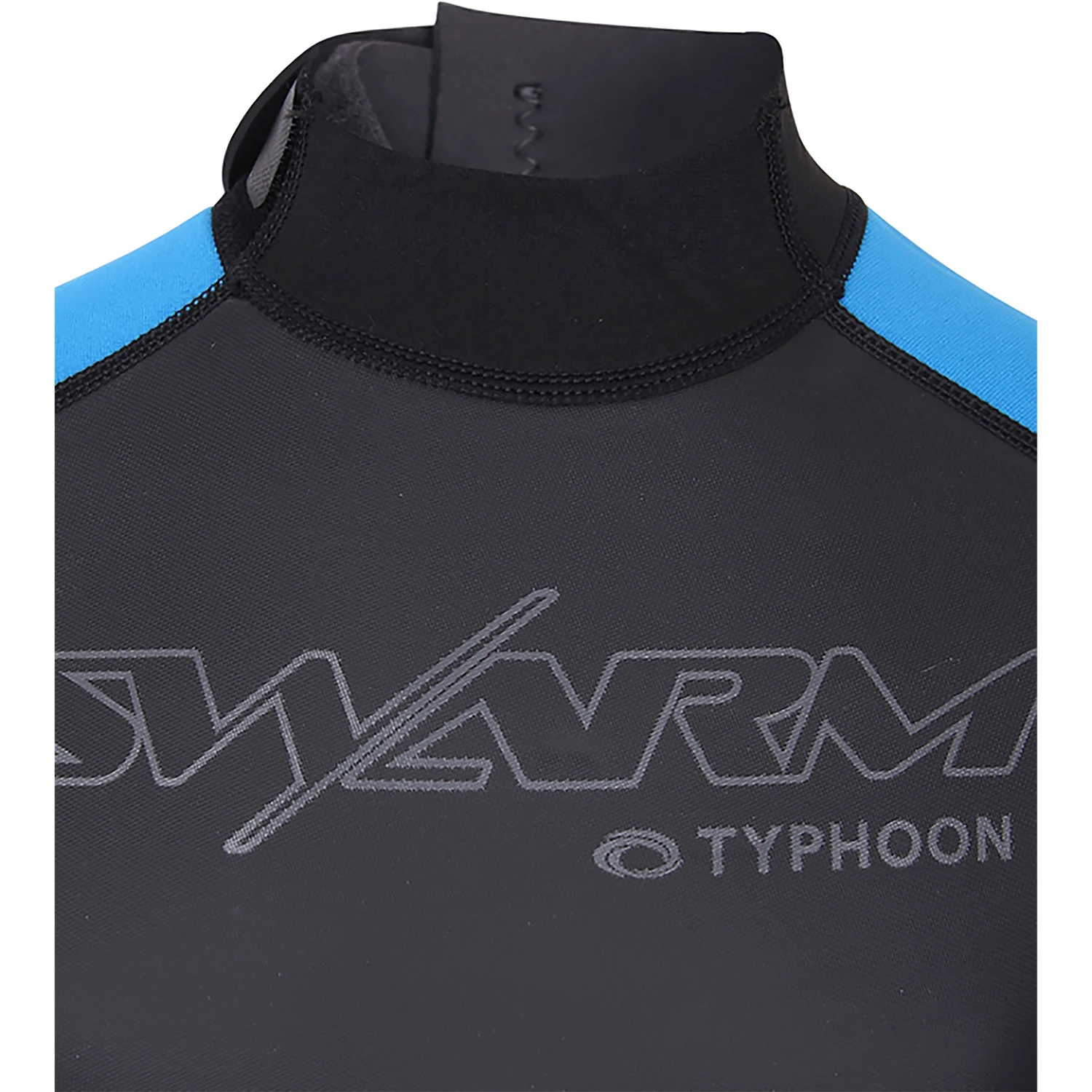 Typhoon Swarm3 Boys 3/2mm Shorty Wetsuit - Black/Blue 4 Typhoon Swarm3 Boys 3/2mm Shorty Wetsuit - Black/Blue - Image 2