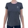 Vaikobi Womens UV Performance Tech Tee - Charcoal -Optimal Water Sports Vaikobi UV performance Tee Women Chrcoal F