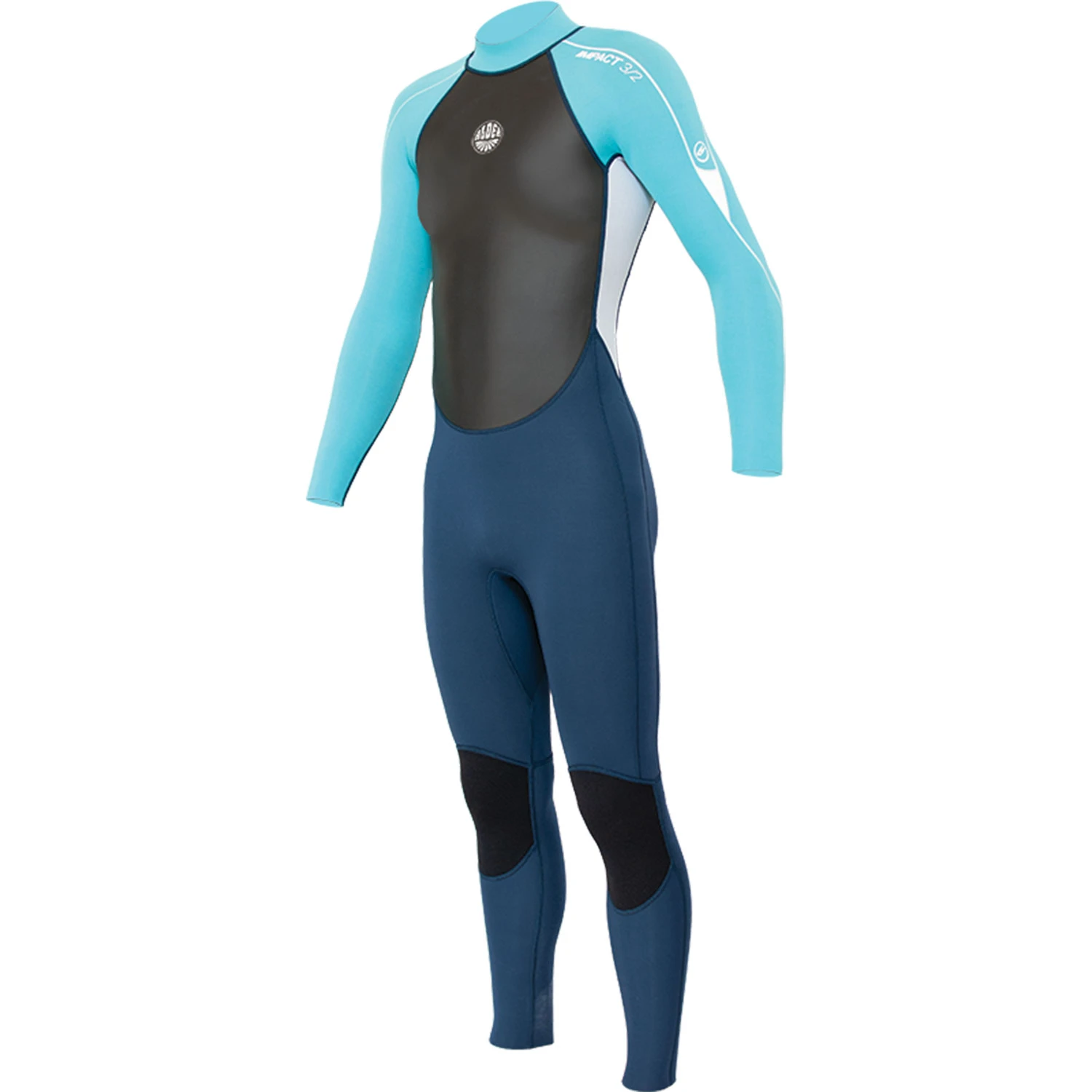 Alder Junior Girls Impact 3/2mm Fullsuit Wetsuit - Cyan 3 Alder Junior Girls Impact 3/2mm Fullsuit Wetsuit - Cyan