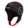 Zone3 Neoprene Swim Cap - Black/Red -Optimal Water Sports Zone3 Neoprene Swim Cap Black