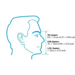 Beuchat Smile Full Face Snorkelling Mask - Atoll Blue -Optimal Water Sports beuchat smile size chart