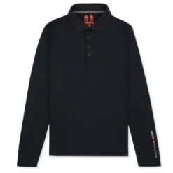 Musto Evolution Sunblock Long Sleeve Polo - Black