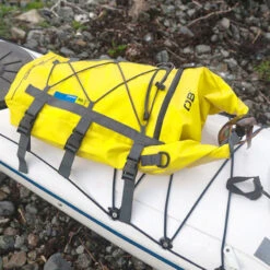 OverBoard Waterproof Kayak Deck Bag - 20 Ltr - Yellow -Optimal Water Sports overboard waterproof 20 litres kayak deck bag yellow 7